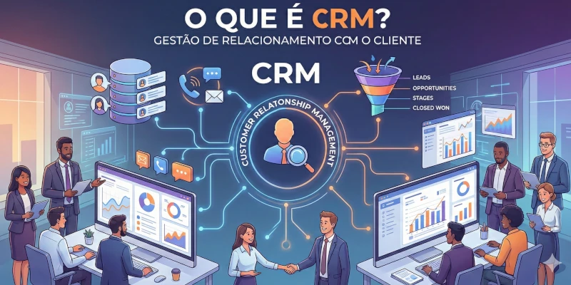O que é CRM - Gestão de Relacionamento com o Cliente